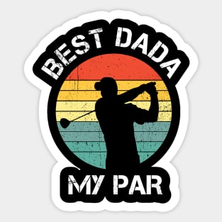 Best Dada By Par Sticker